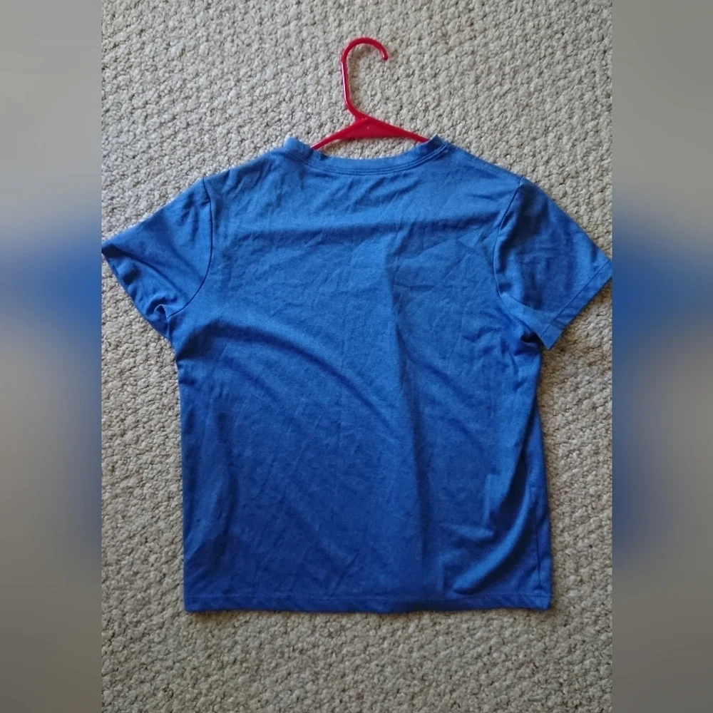 Nike Kids Dri-FIT short-sleeve Classic Blue Tee size L (8-9)